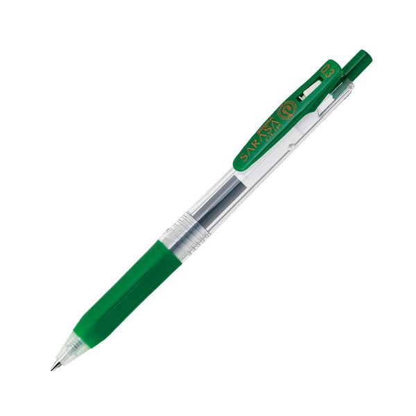 (まとめ) ゼブラ ゲルインクボールペン サラサゼムクリップ 0.3粍 ビリジアン JJH15-VIR 1本  【×100書き割り】