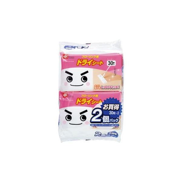 （まとめ）レック ドライシートフローリング用30枚×2個【×20仕掛ける】