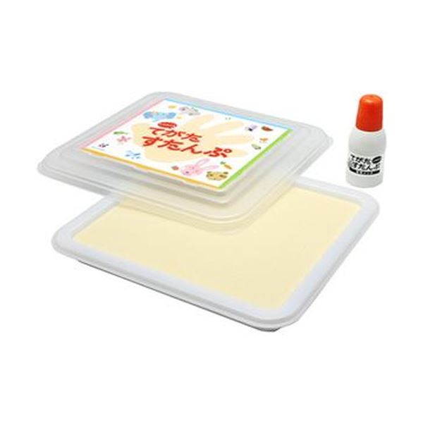 （まとめ）シヤチハタ てがたすたんぷセットオレンジ HT-AS-OR 1パック【×10セット】