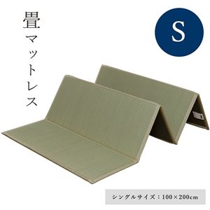 軽さ い草 社会的単位畳マットレス 【約100×200糎】 折りたたみ可 抗菌 防臭 消臭 調湿 防音 断熱性 座蒲団性 防滑【代引不可】