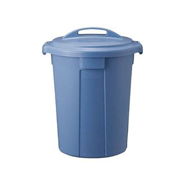 （まとめ）TRUSCO PPペール丸型 本体75L 青色 TPPM-70-B 1個（フタ別売）【×3仕掛ける】 インテリア・寝具・収納-ゴミ箱