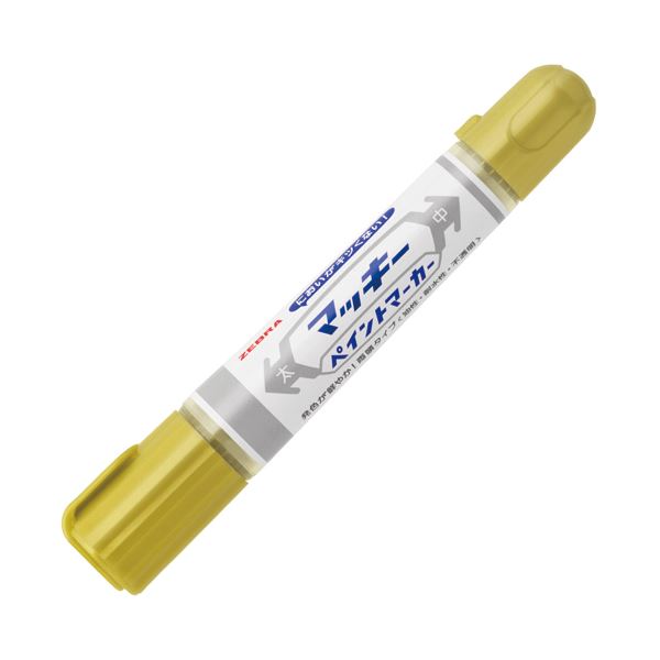 (まとめ) ゼブラ マッキーえの具目じるし太字+中字 金 YYT20-GO 1本  【×50書き割り】