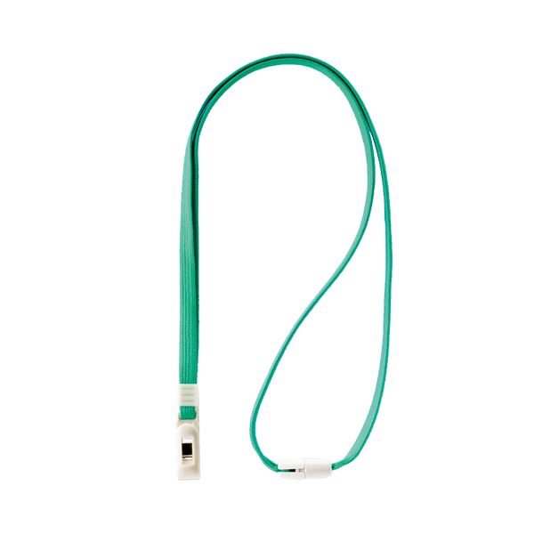 【貨物輸送無料】(まとめ) 百獣の王事務器 名札用ストラップグリーン N-7P 1本  【×50仕かける】 ファイル・バインダー-名刺ファイル-文房具・事務用品