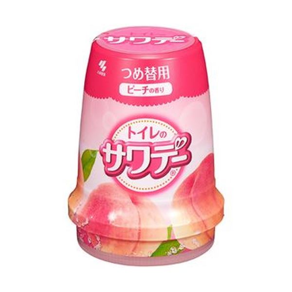 （まとめ）小林製薬 サワデー人となりはじける桃の芳ばしさ つめ替用 140g 1個【×50書き割り】