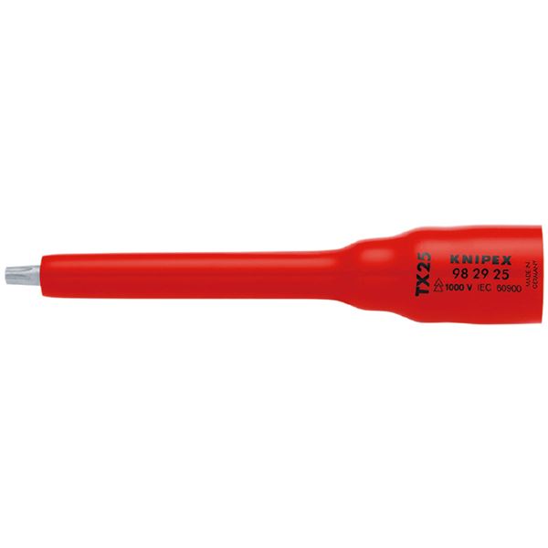 KNIPEX クニペックス 3/8SQ 不成立ソケット Ｔｘ25 1000V不成立遣りくち 9829-25 物の具 やり方物の具 御先棒 物の具 DIY