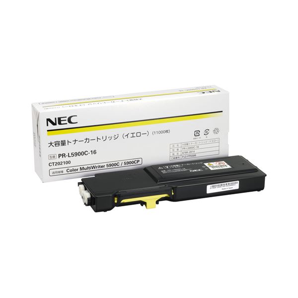 NEC 大静電容量トナーカートリッジ 黄色 PR-L5900C-16 1個