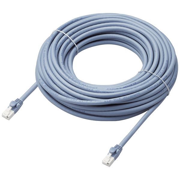 RoHS CAT5E 爪折れ防止 LANケーブル 10m／ブラック 〔×10セット〕 RoHS CAT5E 爪折れ防止 LANケーブル 10m／ブラック