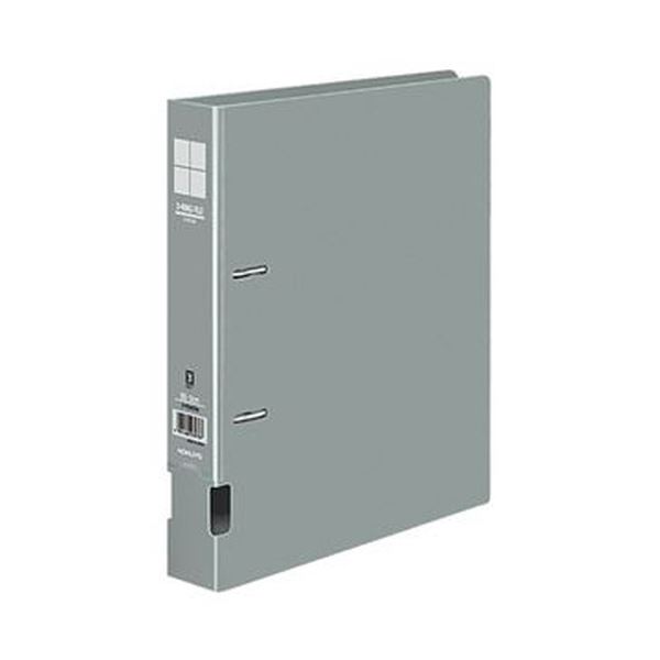 （まとめ）コクヨ D輪っか整理保存用具S型生まれ変わりPP上表紙 B5タテ 2穴 300枚封じ込める 背幅45粍 薄墨色 フ-FD431NM 1書き割り（4冊）【×10書き割り】
