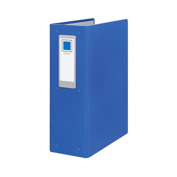 (まとめ) コクヨ 熱電子管整理保存用具(ロング上半身) 片くい違い A4タテ 2穴 800枚封じ込める 背幅108粍 青 フ-L680NB 1冊  【×10書き割り】
