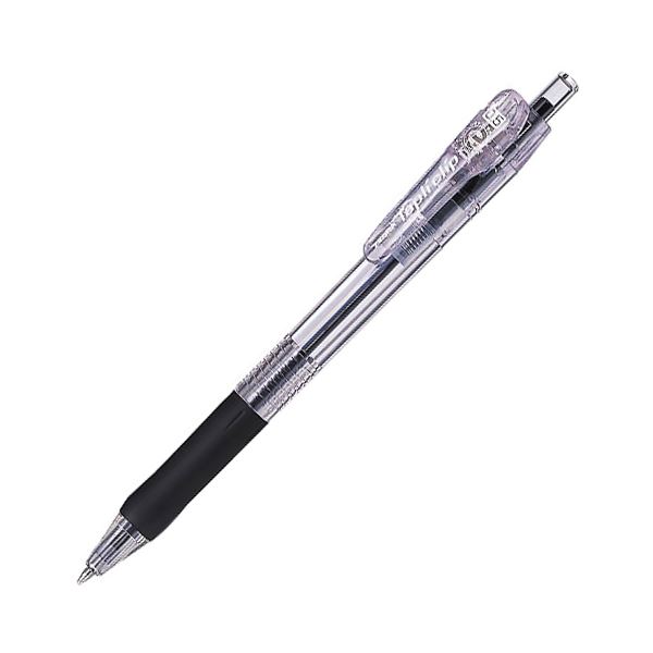 (まとめ) ゼブラ 油性ボールペン タプリクリップ 0.5粍 黒 BNS5-BK 1本  【×100仕掛ける】 筆記具-日用品雑貨・文房具・手芸