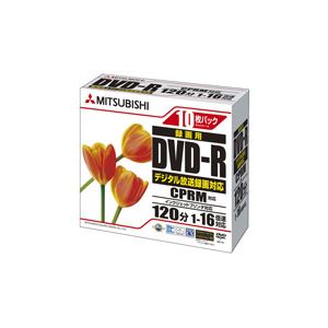 (まとめ) 三菱ケミカル媒体 録画用ヴィデオディスク-R120分 16倍速 ホワイトワイドプリンタブル 5粍か細い容れもの VHR12JPP10 1容器に並べる(10枚)  【×10書き割り】
