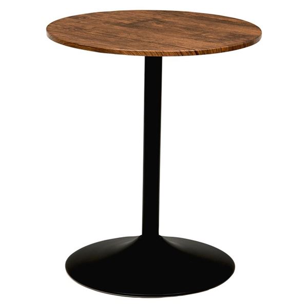 ダイニングテーブル 食卓机 約直径60×高さ70cm 木目調 カフェテーブル 組立品 〔リビング〕 【楽天ランキング1位】
