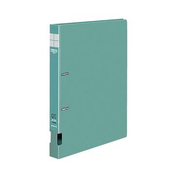（まとめ）コクヨ D輪っか整理保存用具S型生まれ変わりPP上表紙 A4タテ 2穴 200枚封じ込める 背幅34粍 緑 フ-FD420NG 1書き割り（10冊）【×3書き割り】