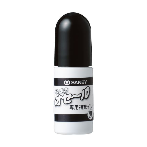（まとめ） サンビー そのままオセール詰め直すインキ油性えの具 黒 5ml TDI-01 1個 【×30書き割り】
