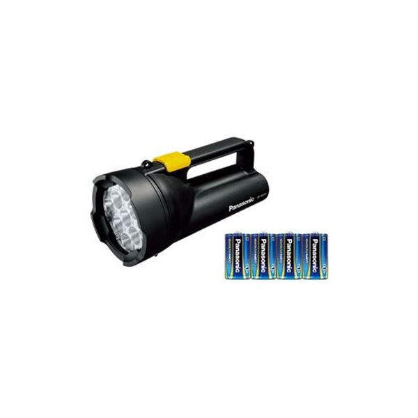 優れた品質 (まとめ)Panasonic エボルタNEO付き LED強力ライト BF ...