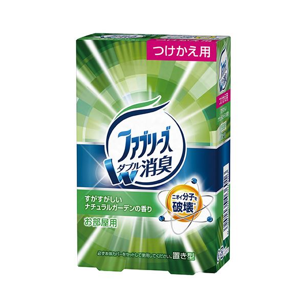 (まとめ) P＆G 置き型ファブリーズ 清清しい自然的庭園の芳ばしさ つけかえ用 130g 1個  【×30書き割り】