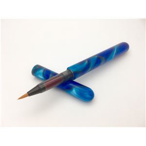 アクリル樹脂 筆書き込み/文房具 【青碧】 中太字 日本製 文具 事務室装置 ステーショナリー
