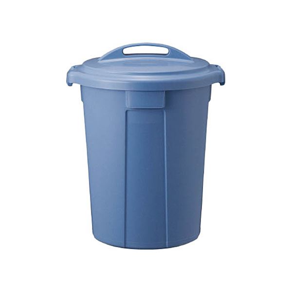 （まとめ）TRUSCO PPペール丸型 本体45L 青碧 TPPM-45-B 1個（フタ別売）【×2書き割り】