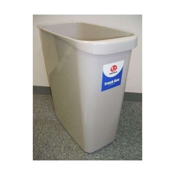 （まとめ） かっこ良いありがた味 持ちかこい女紙くずかご角型13L 薄墨色 N155J-G【×10仕掛ける】