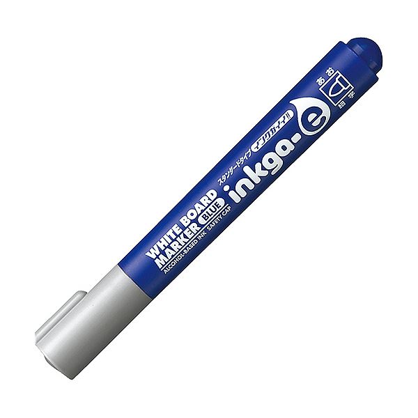 （まとめ）コクヨ ホワイトボードマーカーインクガイイ 判定基準印字機 細字 青 PM-BN101B 1書き割り（10本）【×10書き割り】
