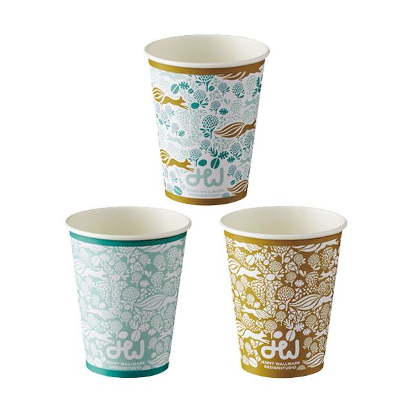 TANOSEE ボール紙タンプラークローバー＆狐狸 280ml（9.5薬局衡オンス）1仕掛ける（1000個：50個×20風呂敷き包み）