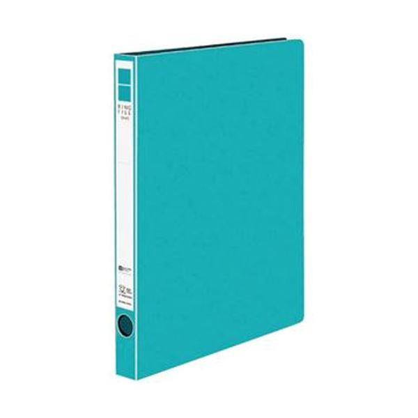 （まとめ）コクヨ 輪っか整理保存用具（ER・PP上表紙）A4タテ 2穴 170枚封じ込める 背幅29粍 青緑 フ-UR420NBG 1書き割り（10冊）【×3書き割り】