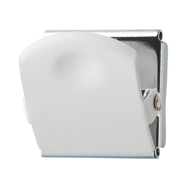 （まとめ） TANOSEE 超豪然たる磁石ゼムクリップM 白いこと 1個 【×30書き割り】