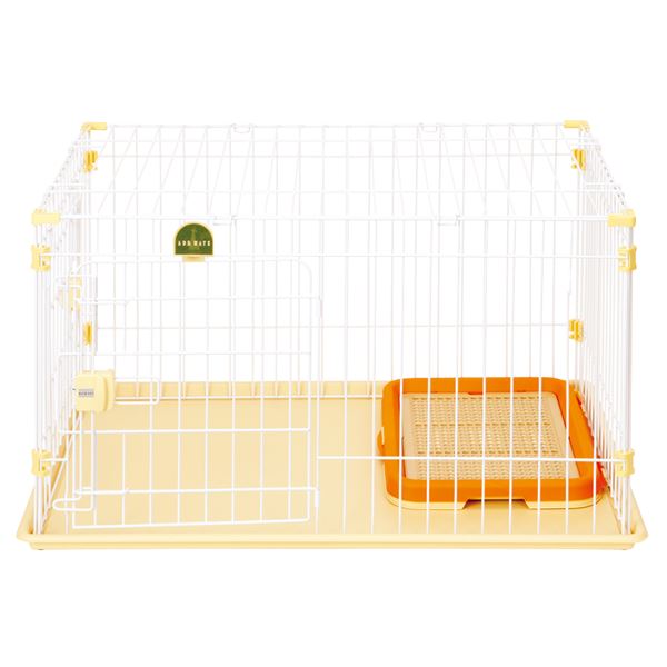 アドメイト 2ドアパピーサークル 大屋根面・室内用便器仕掛ける【愛玩動物備品】【代引不可】