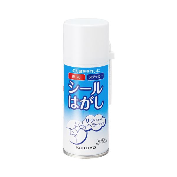 コクヨ 押捺はがし（吹きつける）180ml（ヘラ付）TW-202 1書き割り（6本）