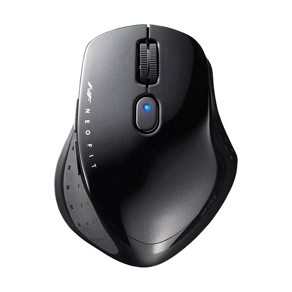 （まとめ）緩衝装置置き目 無線電話 BlueLED5名取り草 ネオフィットマウス M大きさ 黒いこと BSMBW510MBK 1個【×2書き割り】
