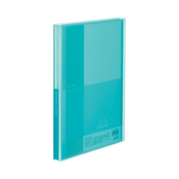 （まとめ）コクヨ せつ然たる読みもの（Glassele） 固着させる式 A4タテ 40隠し ともし火青碧 ラ-GL40LB 1冊 【×30書き割り】