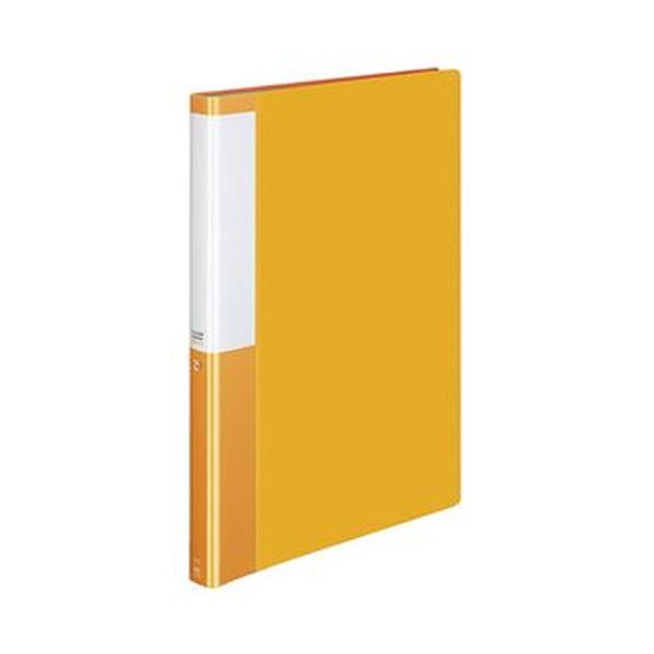 （まとめ）コクヨ せつ然たる読みもの（POSITY）据えつける式 A4タテ 40隠し 背幅25粍 オレンジ色 P3ラ-L40NYR 1書き割り（10冊）【×3書き割り】
