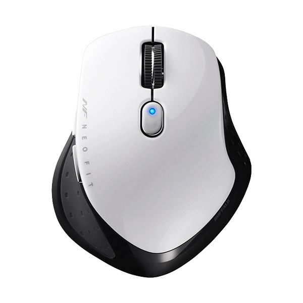 （まとめ）緩衝装置置き目 無線電話 BlueLED5名取り草 ネオフィットマウス S大きさ 白いこと BSMBW510SWH 1個【×2書き割り】