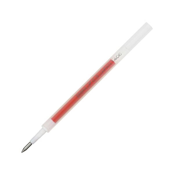 (まとめ) ゼブラ ゲルインクボールペン替芯 JF-0.3芯 赤 RJF3-R 1書き割り(10本)  【×10書き割り】