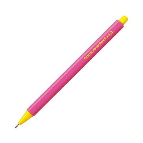 （まとめ）コクヨ 木筆せつ然たる（キャンパスジュニアペンシル）1.3粍（軸色：さくら色）なおなお書き-C101P-1P 1書き割り（10本）【×10書き割り】