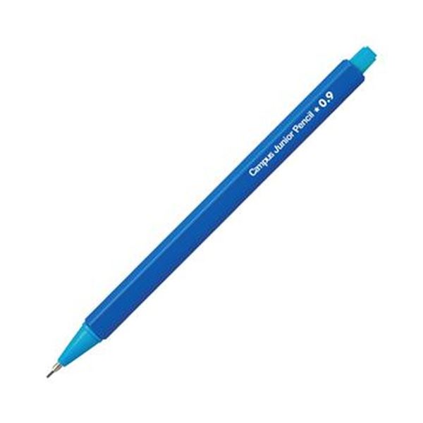 （まとめ）コクヨ 木筆せつ然たる（キャンパスジュニアペンシル）0.9粍（軸色：青碧）なおなお書き-C100B-1P 1書き割り（10本）【×10書き割り】