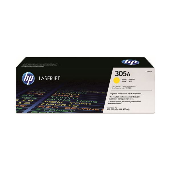 HP 305A トナーカートリッジ 黄色 CE412A 1個