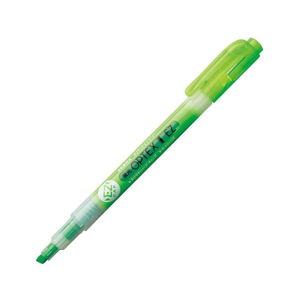 (まとめ) ゼブラ 螢光オプテックス1 EZ 緑 WKS11-G 1本  【×300書き割り】