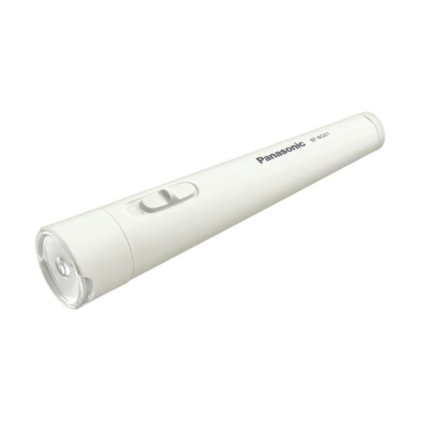 （まとめ）パナソニック LED懐中照明ランプ 蓄電池エボルタNEO単3形3本付 BF-BG01N-W 1個 【×5書き割り】