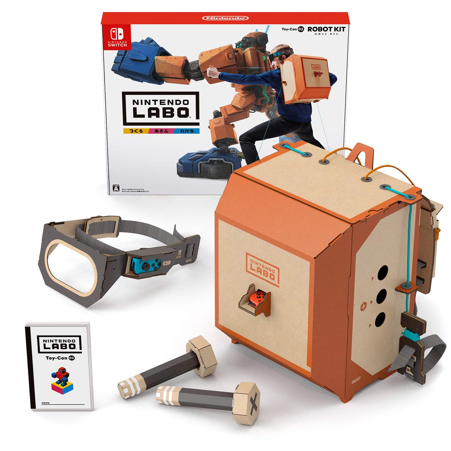 楽天市場 Nintendo Labo 任天堂 ラボ ロボット キット Toy Con 02 Robot Kit Switch ニンテンドー 知育 おもちゃ 組み立て 任天堂 ワールドデポ
