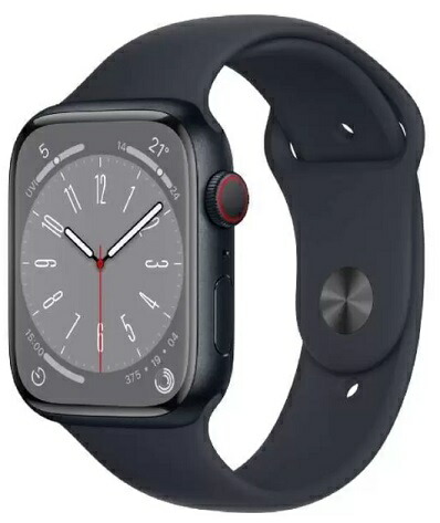 Apple Watch Series8 45mm GPS Cellular ミッドナイトアルミニウム