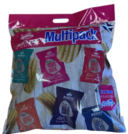 楽天市場 Mackie S マッキーズ ポテトチップス マルチパック 40g X 18袋 6種類 X 3袋 スコットランド産 コストコ ワールドデポ
