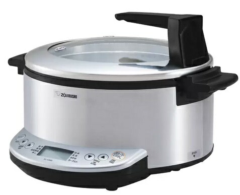 象印 自動調理なべ EL-CA60-HM 22年製 マルチクッカー 楽天市場】象印 マルチ クッカー 自動 調理鍋 ステンレス3層 EL