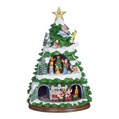 Disney ディズニー クリスマスツリー 高さ約45cm クリスマスソング収録 オルゴール クリスマス ツリー 卓上ツリー オブジェ Indorerwamo Com