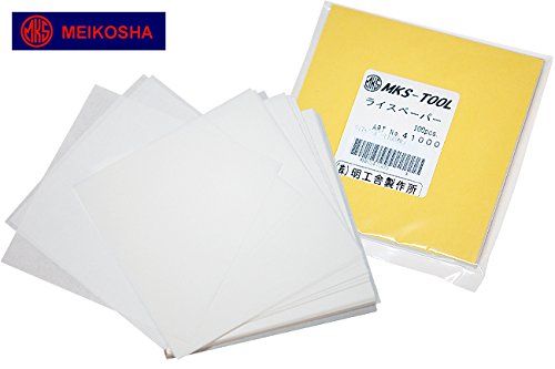明工舎(MKS41000)　ライスペーパー　100枚入り 明工舎(MKS41000)　ライスペーパー　100枚ｘ50パック【MKS41000】