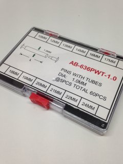 輸入品 Wロックピンセット径（1.0mm10～24mm）（1.2mm10～22mm）