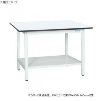 サカエ 軽さ進め方台KA印字機 抗菌産業 中板付 900×600×740粍 KA-096TMW