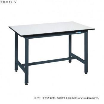 サカエ 軽量作業台SELタイプ 抗菌加工 ダークグレー 1200&times;750&times;740mm SEL-1275P｜ワールドデポ