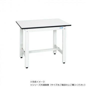 サカエ 軽さやり方台KK手合い 抗菌工業 ポリエステル天板 パール白いこと 900×450×740粍 KK-37LW