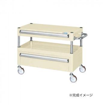 サカエ CSパール手押し車中量手合い 抽き出し付 象牙色 CSP-7561ACNUI